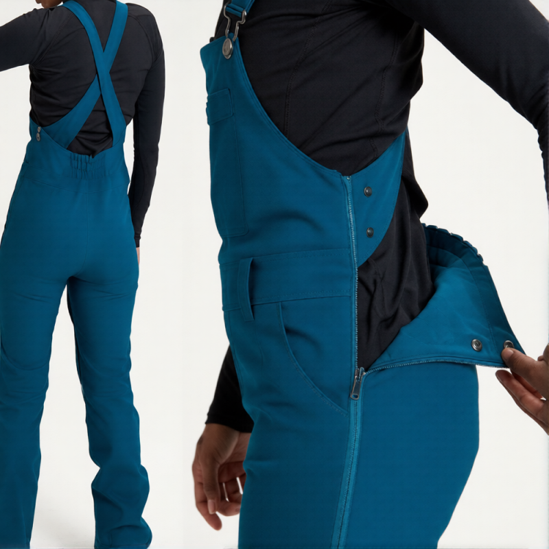 выкройка женского зимнего полукомбинезона