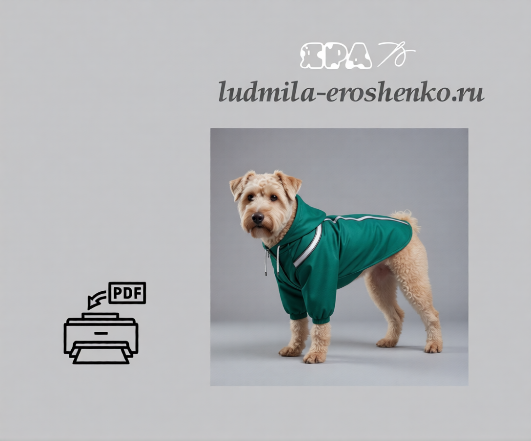 Выкройка куртки на собаку