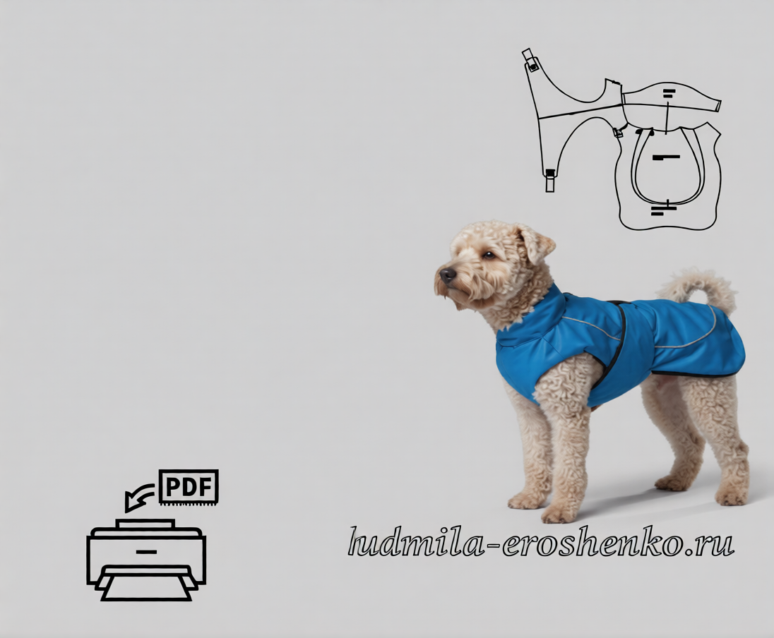 Выкройка попоны для собаки