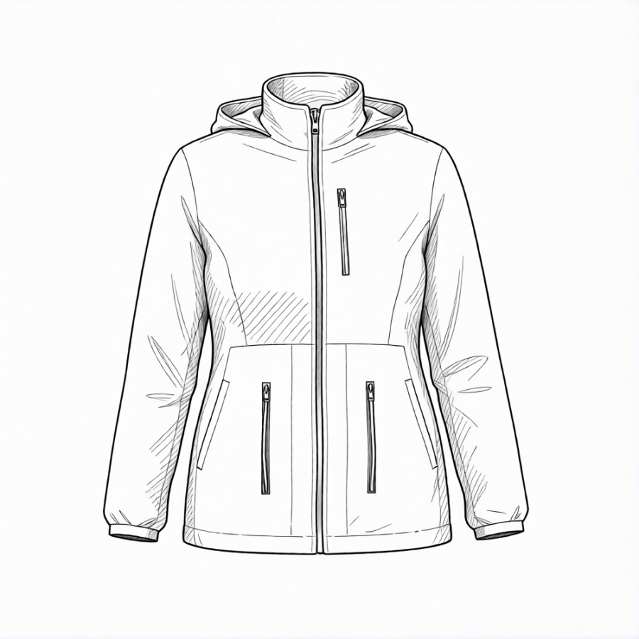 Выкройка женской куртки от костюма _Ириска