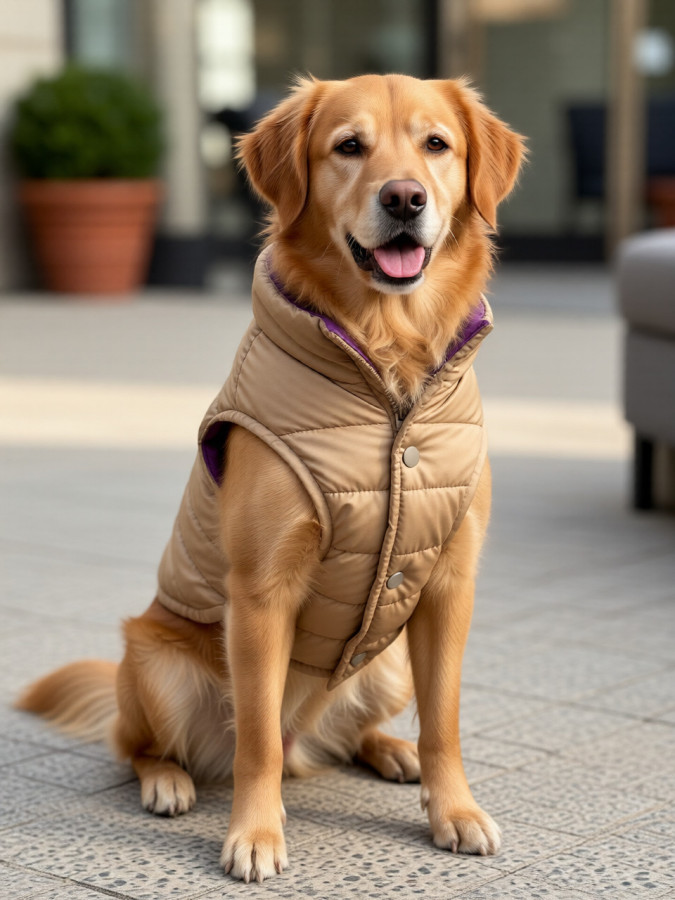 Выкройка  жилета для собаки