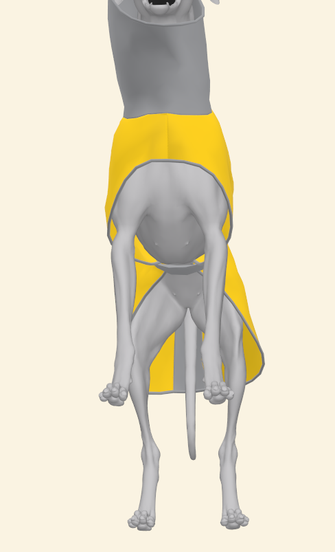 Выкройка попоны _Борзые