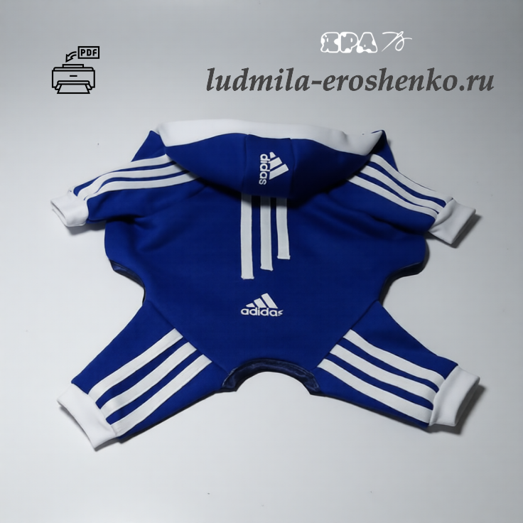 выкройка трикотажного комбинезона с рукавом/реглан.