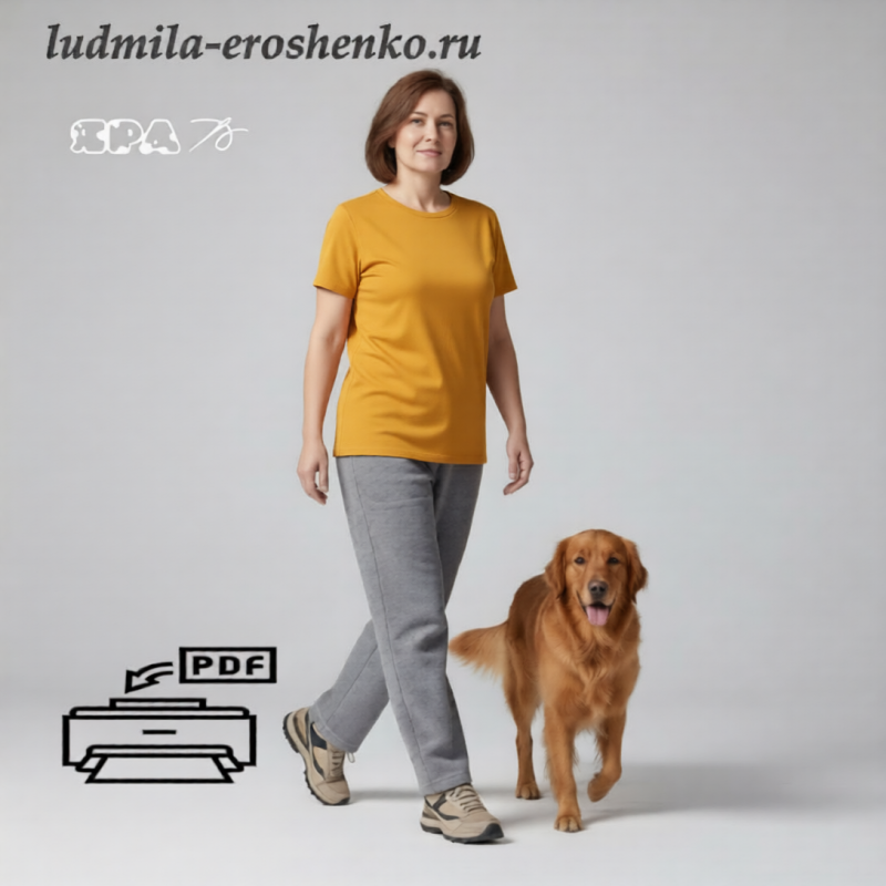 Выкройка женских брюк от костюма _Ириска