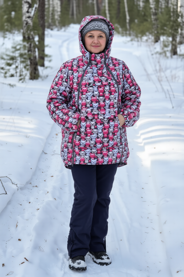 Выкройка женской куртки_АНОРАК