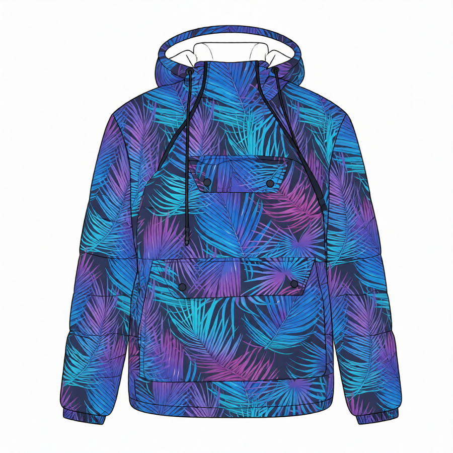 Выкройка женской куртки_АНОРАК