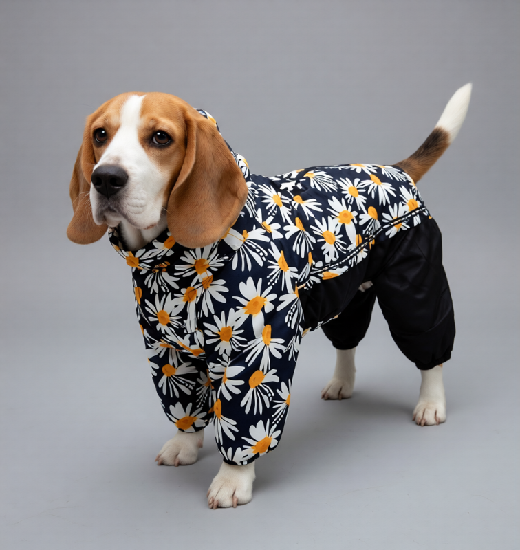 Выкройка комбинезона для собаки "Бигль"