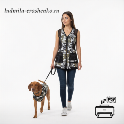 Выкройка летнего жилета - ЖАРА